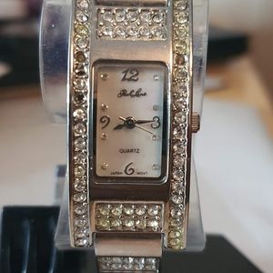 🦋10/$20🦋 Park Lane Silver Rhinestone Women's Cuff Watch